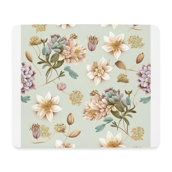 Floral Design 4 - Mousepad (Querformat) - Weiß - Vorne
