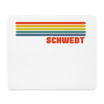 schwedt Regenbogen - Mousepad (Querformat) - Weiß - Vorne