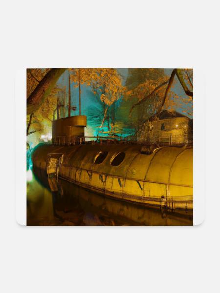 U-Boot FairyTale 2 - Mousepad (Querformat) - Weiß
