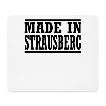 made in Strausberg - Mousepad (Querformat) - Weiß - Vorne