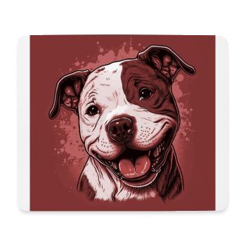 Stafford Puppy Liebe - Mousepad (Querformat) - Weiß - Vorne