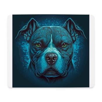 American Staffordshire Terrier - Mousepad (Querformat) - Weiß - Vorne