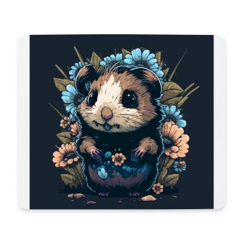 Funny guinea pig - Mouse Pad (horizontal) - white - Front