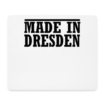 made in Dresden - Mousepad (Querformat) - Weiß - Vorne