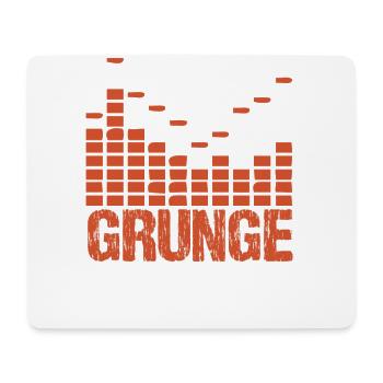 grunge Musik - Mousepad (Querformat) - Weiß - Vorne