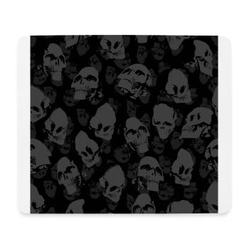 Schädel - Mousepad (Querformat) - Weiß - Vorne
