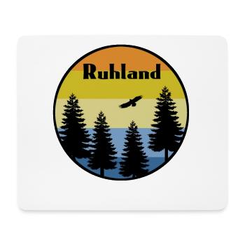 Ruhland Landschaft - Mousepad (Querformat) - Weiß - Vorne