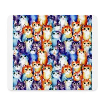 Watercolour cats - Mouse Pad (horizontal) - white - Front