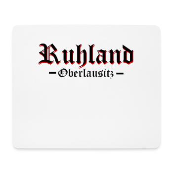 ruhland - Mousepad (Querformat) - Weiß - Vorne
