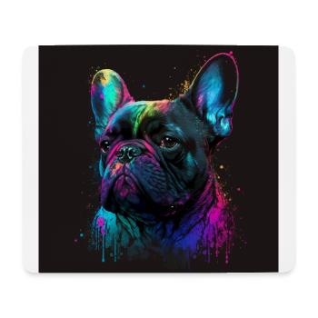French Bulldog - Mouse Pad (horizontal) - white - Front
