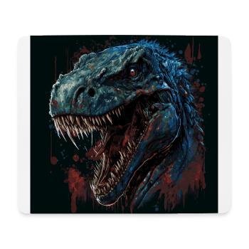 T-Rex est de mauvaise humeur - Tapis de souris (format paysage) - blanc - Devant