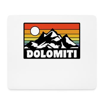 Dolomiti - Mousepad (Querformat) - Weiß - Vorne