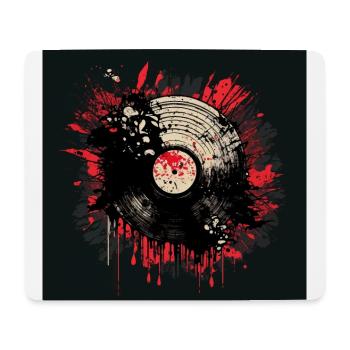 Collecteur d’enregistrements - Tapis de souris (format paysage) - blanc - Devant