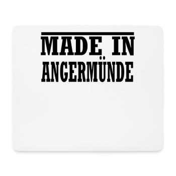 made in Angermünde - Mousepad (Querformat) - Weiß - Vorne