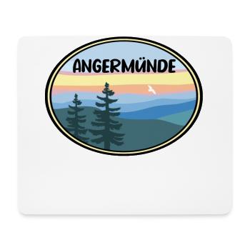 Angermünde - Mousepad (Querformat) - Weiß - Vorne