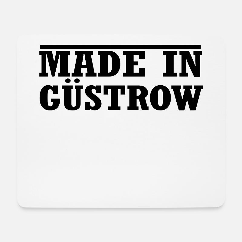 Güstrow - Mousepad (Querformat) - Weiß