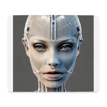 Beautiful android - Mouse Pad (horizontal) - white - Front