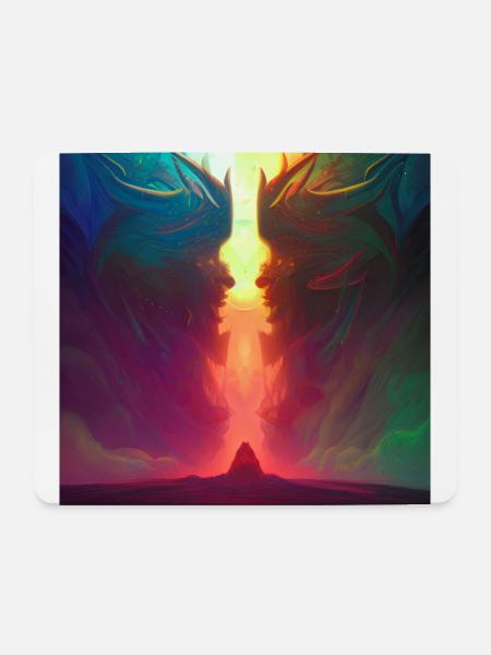 Die Kluft - Mousepad (Querformat) - Weiß