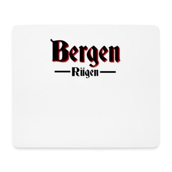Bergen Rügen - Mousepad (Querformat) - Weiß - Vorne