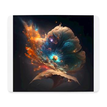 Fleur spatiale - Tapis de souris (format paysage) - blanc - Devant