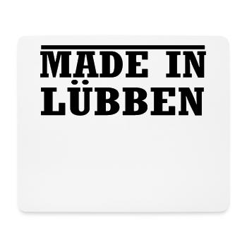 made in Lübben - Mousepad (Querformat) - Weiß - Vorne