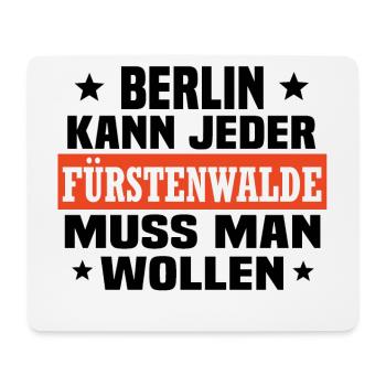 Fürstenwalde Spree - Mousepad (Querformat) - Weiß - Vorne