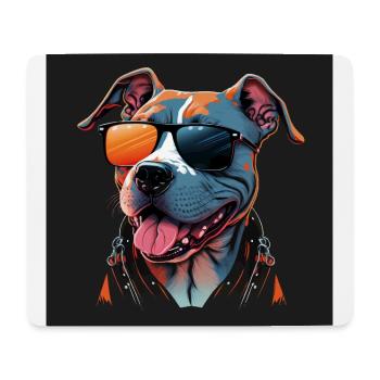 The coolest dog in the world - Mouse Pad (horizontal) - white - Front