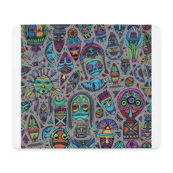greyfolk - Mousepad (Querformat) - Weiß - Vorne