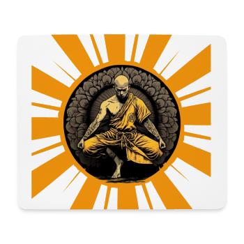 Fire within I Shaolin Mann graphic Motiv aesthetic - Mouse Pad (horizontal) - white - Front