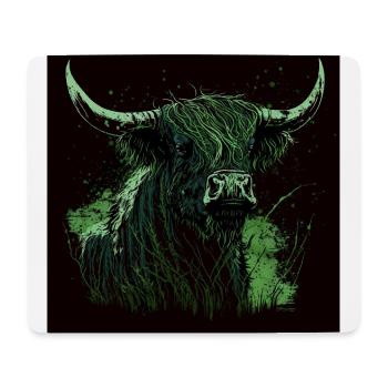 Scottish Highland cattle - Mouse Pad (horizontal) - white - Front