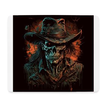 Untoter Cowboy - Mousepad (Querformat) - Weiß - Vorne