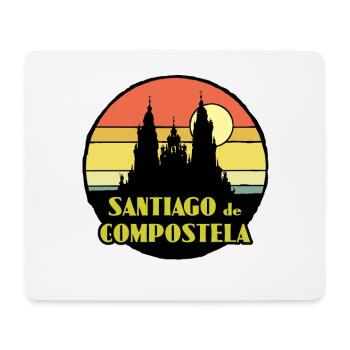 Saint-Jacques-de-Compostelle - Tapis de souris (format paysage) - blanc - Devant