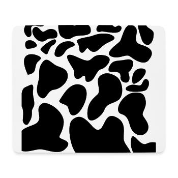 Modèle de taches de vache - Tapis de souris (format paysage) - blanc - Devant