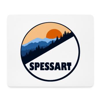Spessart - Mousepad (Querformat) - Weiß - Vorne