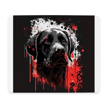 Labrador - Mousepad (Querformat) - Weiß - Vorne