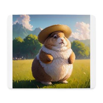 Cute Rabbits Artwork Rabbit Art Rabbit - Mouse Pad (horizontal) - white - Front