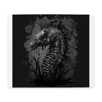 Crinchy Seahorse - Mouse Pad (horizontal) - white - Front