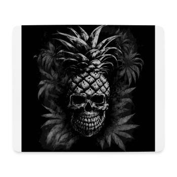 Creepy pineapple fruit - Mouse Pad (horizontal) - white - Front