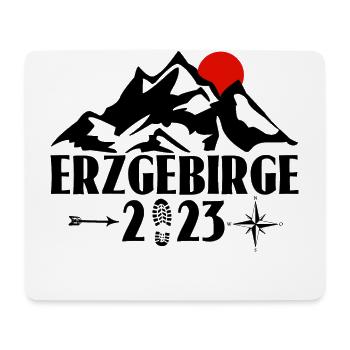 Erzgebirge 2023 auf weis - Mousepad (Querformat) - Weiß - Vorne