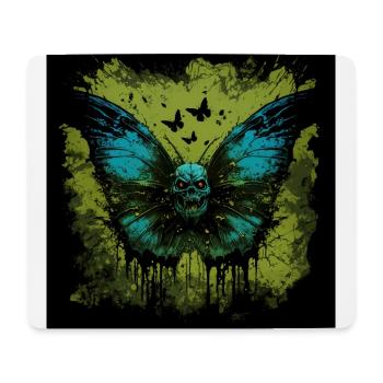 Gruseliges Horror Insekt - Mousepad (Querformat) - Weiß - Vorne