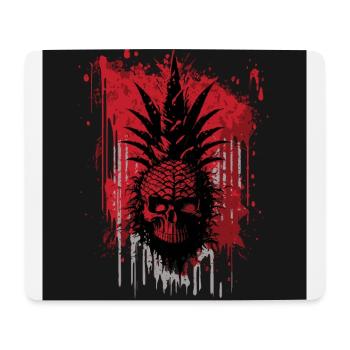 Creepy pineapple fruit - Mouse Pad (horizontal) - white - Front