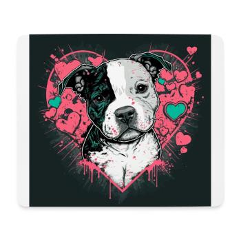 American Staffordshire Terrier - Mouse Pad (horizontal) - white - Front