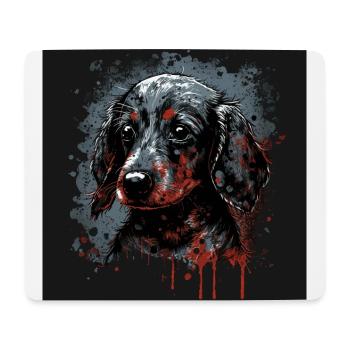 Dachshund Puppy - Mouse Pad (horizontal) - white - Front