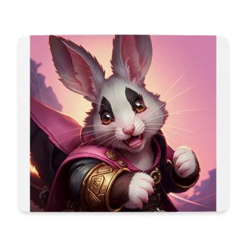 Fantasy Rodent Warrior Artwork pour Kids Fancy Rat - Tapis de souris (format paysage) - blanc - Devant