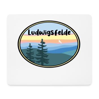 Ludwigsfelde - Mousepad (Querformat) - Weiß - Vorne