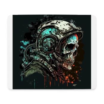 Zombie Astronaut - Mousepad (Querformat) - Weiß - Vorne