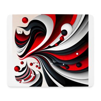 Modern Abstract Pattern - Mouse Pad (horizontal) - white - Front