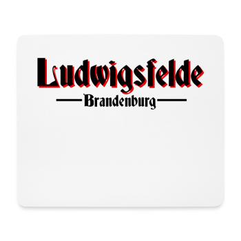Ludwigsfelde - Mousepad (Querformat) - Weiß - Vorne
