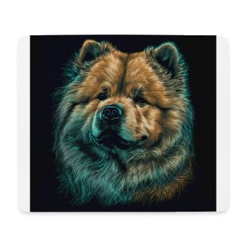 Chow Chow - Tapis de souris (format paysage) - blanc - Devant