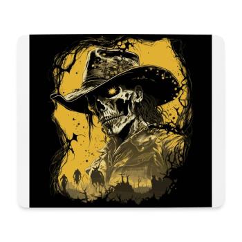 Untoter Cowboy - Mousepad (Querformat) - Weiß - Vorne